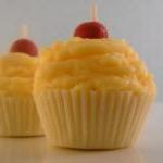 Set of 4 Mini Cupcake Candl..
