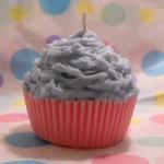 Cotton Candy Cupcake Candle..