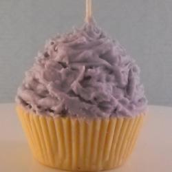 Customized Soy Wax Cupcake Candle you choose color and scent