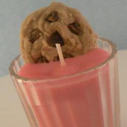 Strawberry Cookies and Milk Candle Soy wax Votive