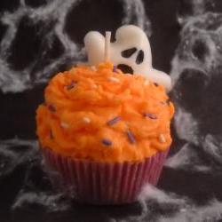 Pumpkin Buttercream Scented Soy Wax Cupcake Candle